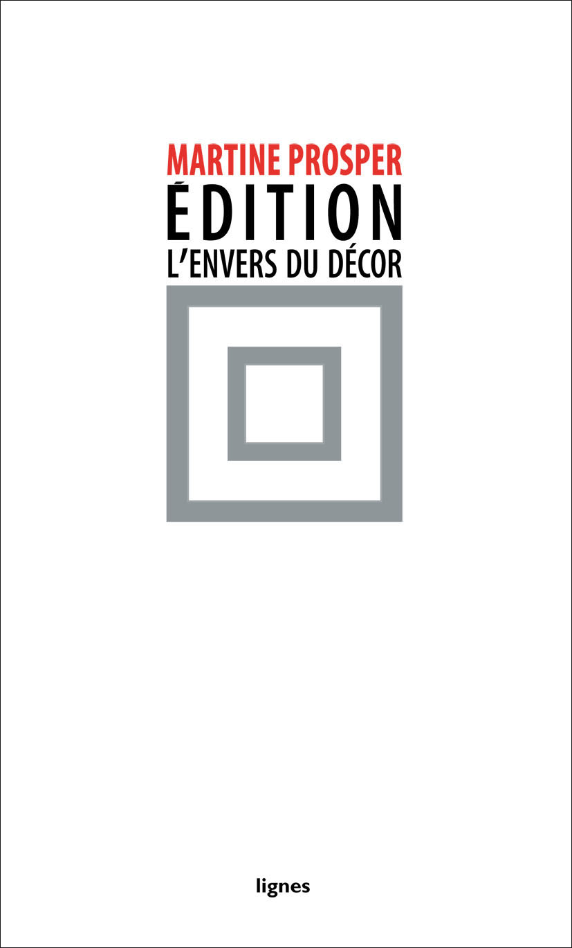 couverture de ÉDITION, L'ENVERS DU DÉCOR