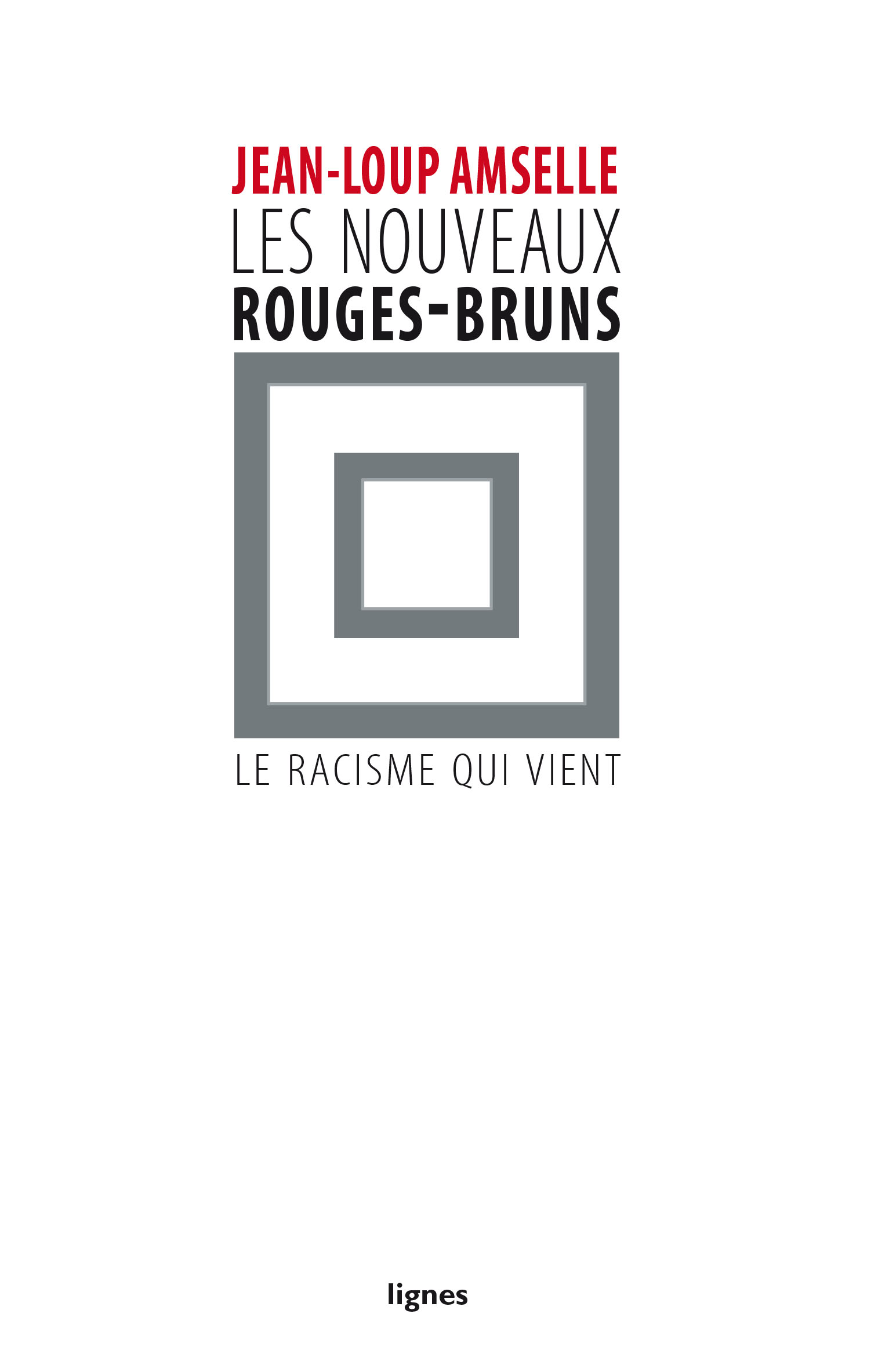couverture de LES NOUVEAUX ROUGES-BRUNS