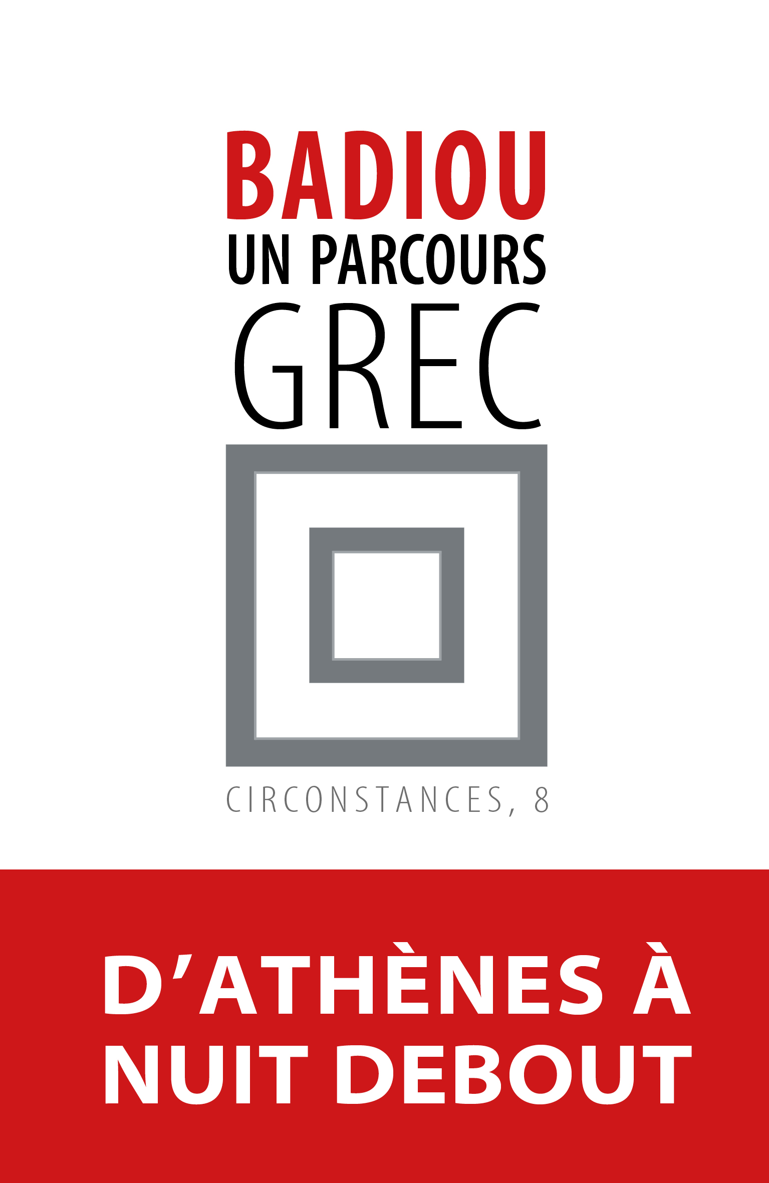 couverture de UN PARCOURS GREC