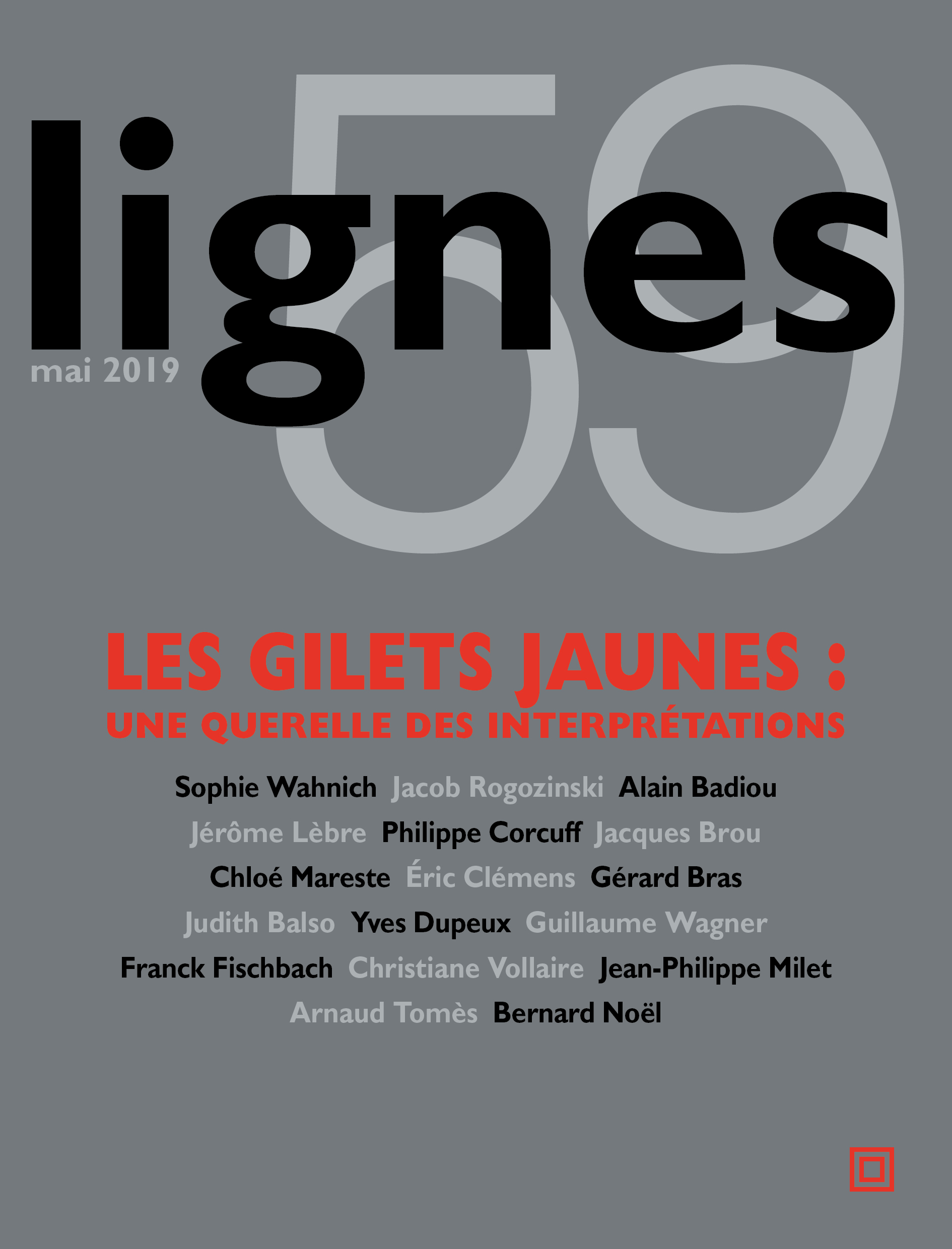 couverture de LES « GILETS JAUNES » : UNE QUERELLE DES INTERPRÉTATIONS