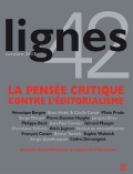 couverture de LA PENSÉE CRITIQUE CONTRE L’ÉDITORIALISME