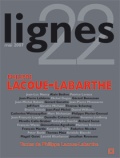 couverture de PHILIPPE LACOUE-LABARTHE