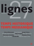 couverture de TEMPS HISTORIQUE, TEMPS MESSIANIQUE