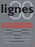 couverture de DE LA CRISE COMME MÉTHODE DE GOUVERNEMENT
